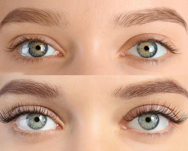nanobrow eyebrow serum before and after