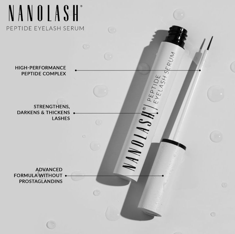 nanolash best rated eyelash serum with peptides