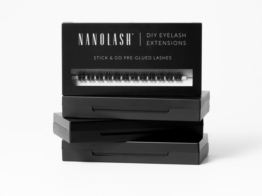 nanolash pre glued lashes clusters
