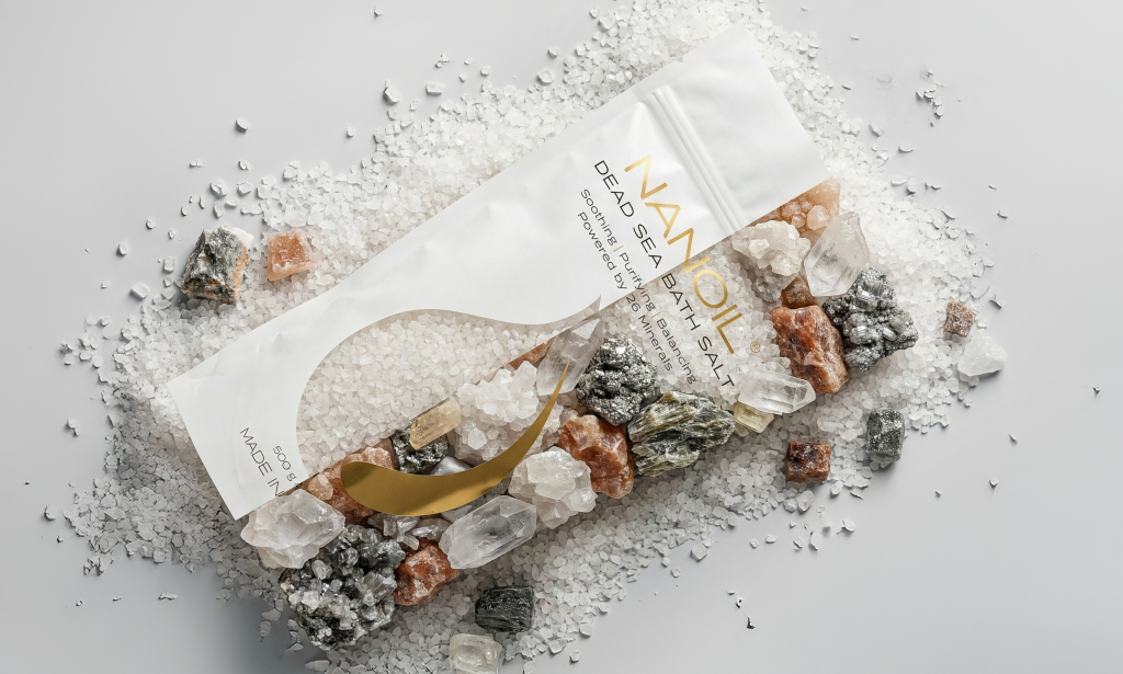 sea salt bath salts nanoil