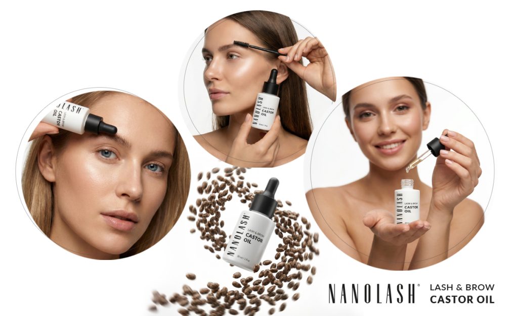 nanolash castor oil eyelashes